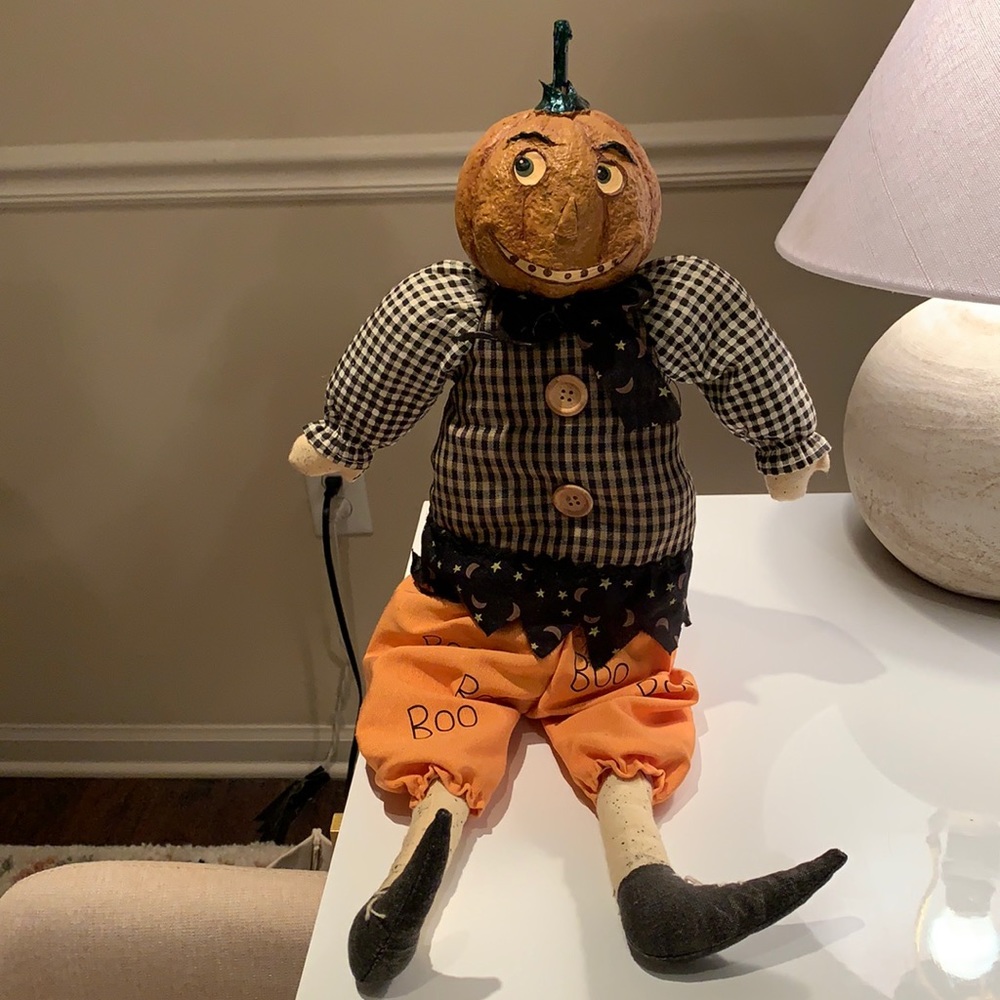 Pumpkin Man Halloween Decor